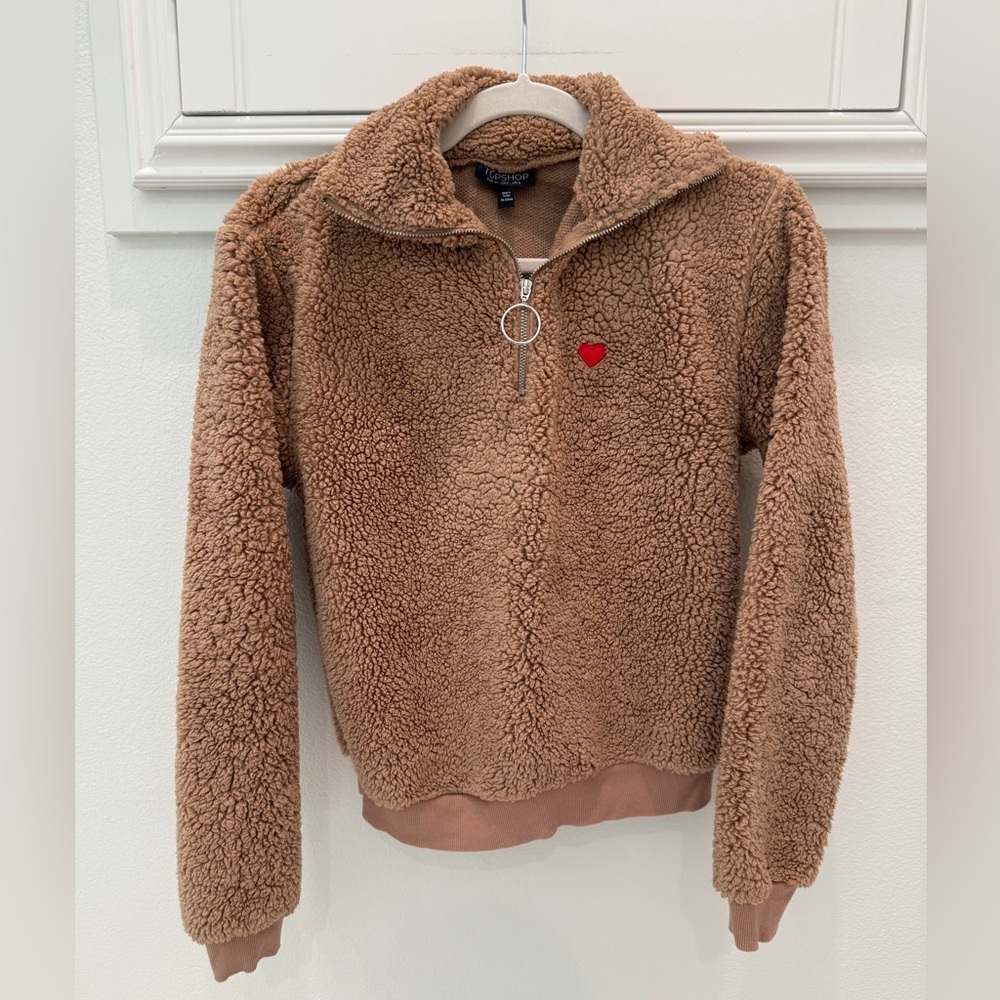 Topshop quarter zip